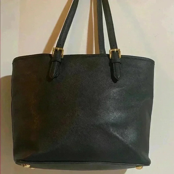 Michael kors Black saffiano leather hobo handbag - Picture 2 of 11